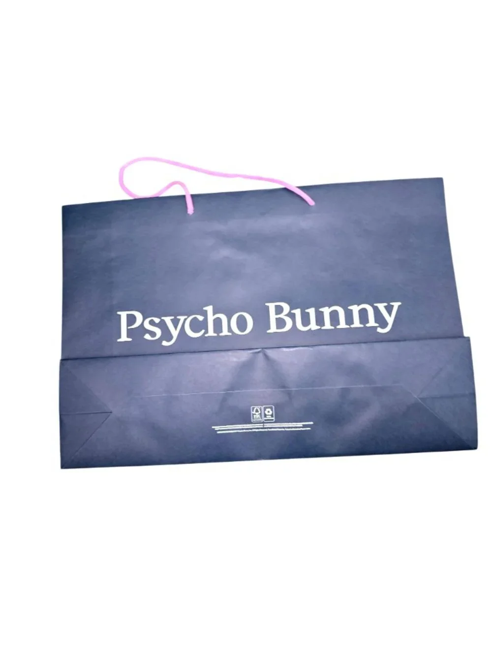 Psycho Bunny Gift Packaging Set - Bags Tissue Paper & Tags For Prop or Reuse VR9